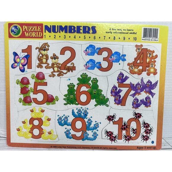 Vintage Jigsaw Puzzle Preschool Kid’s Muppets Pendleton Lot Of 5 1987- 2002 - Picture 14 of 15